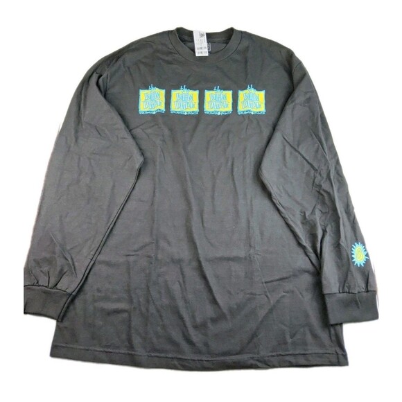 NEW DEAL "Original Napkin 4 Bar Logo" Skateboard Long Sleeve T-Shirt Size XL - Picture 1 of 6